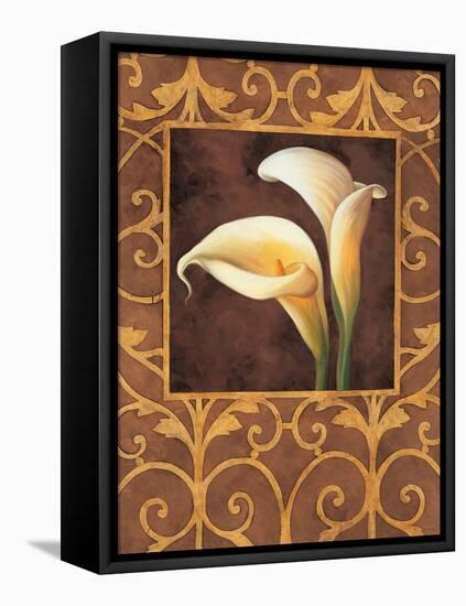 Ornamental Callas-Andres Gonzales-Framed Stretched Canvas