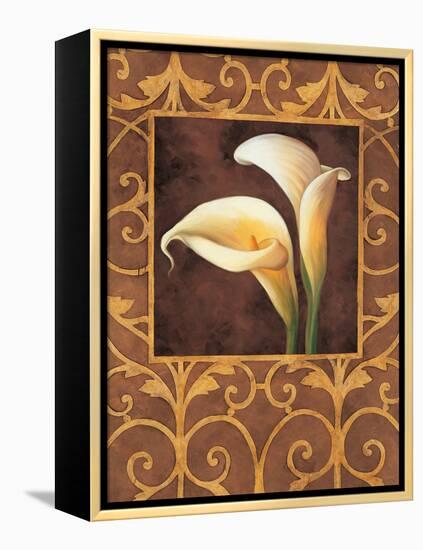 Ornamental Callas-Andres Gonzales-Framed Stretched Canvas