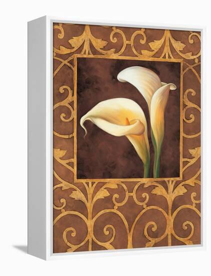 Ornamental Callas-Andres Gonzales-Framed Stretched Canvas