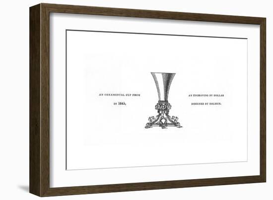 Ornamental Cup, 1645-Henry Shaw-Framed Giclee Print