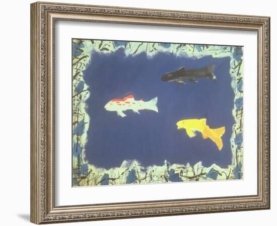 Ornamental Fish-David Alan Redpath Michie-Framed Giclee Print