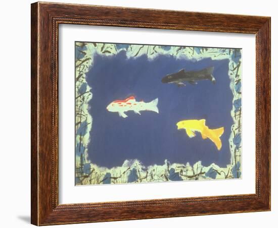 Ornamental Fish-David Alan Redpath Michie-Framed Giclee Print