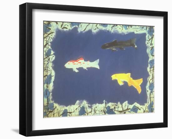 Ornamental Fish-David Alan Redpath Michie-Framed Giclee Print