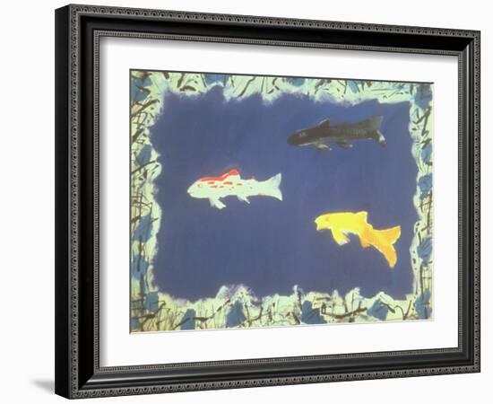 Ornamental Fish-David Alan Redpath Michie-Framed Giclee Print