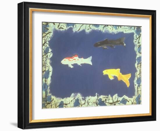 Ornamental Fish-David Alan Redpath Michie-Framed Giclee Print