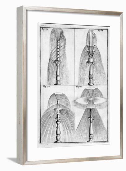 Ornamental Fountain Design, 1664-Georg Andreas Bockler-Framed Giclee Print