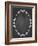 Ornamental Frame on Chalkboard-tukkki-Framed Art Print