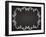 Ornamental Frame on Chalkboard-tukkki-Framed Art Print