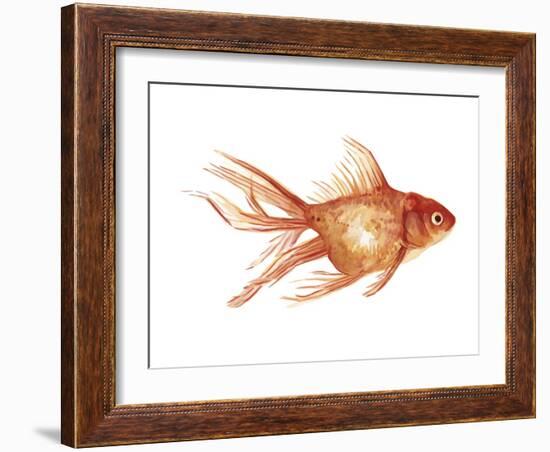 Ornamental Goldfish II-Emma Scarvey-Framed Art Print