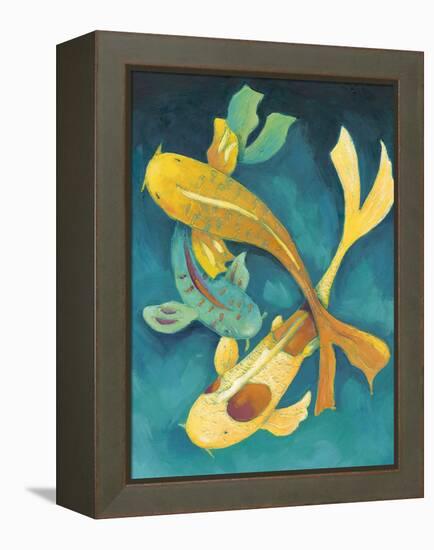 Ornamental Koi I-Chariklia Zarris-Framed Stretched Canvas