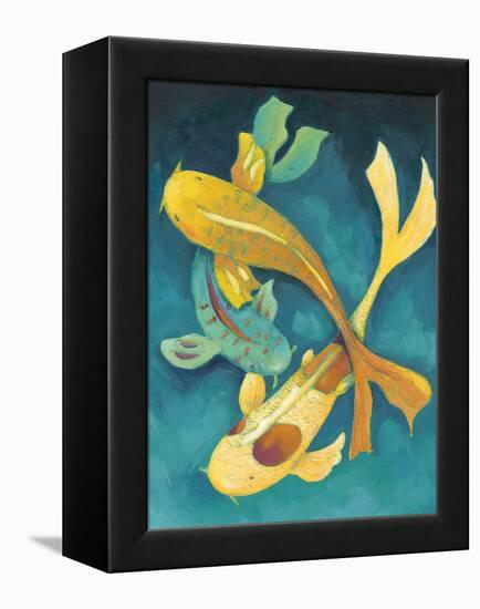 Ornamental Koi I-Chariklia Zarris-Framed Stretched Canvas