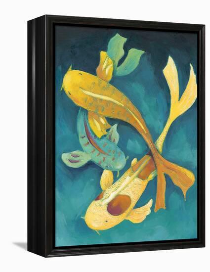 Ornamental Koi I-Chariklia Zarris-Framed Stretched Canvas