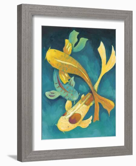 Ornamental Koi I-Chariklia Zarris-Framed Art Print