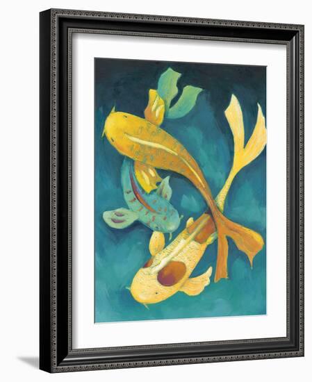 Ornamental Koi I-Chariklia Zarris-Framed Art Print