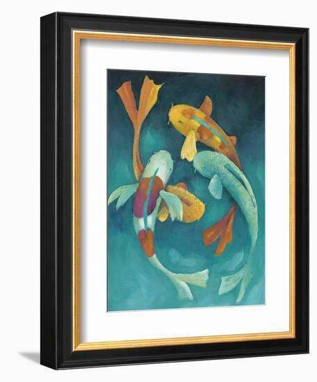 Ornamental Koi II-Chariklia Zarris-Framed Premium Giclee Print