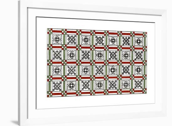 Ornamental Pavement, 15th Century-Henry Shaw-Framed Giclee Print