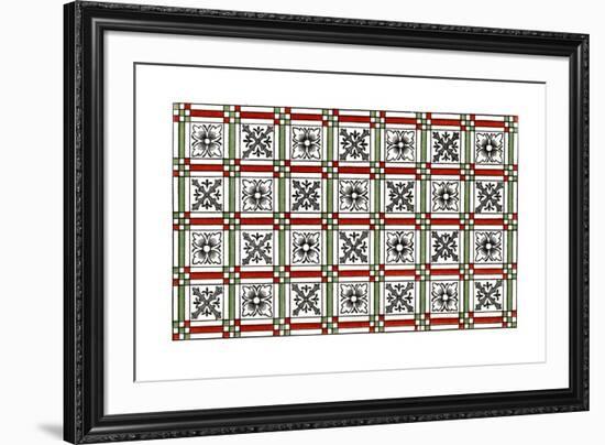 Ornamental Pavement, 15th Century-Henry Shaw-Framed Giclee Print