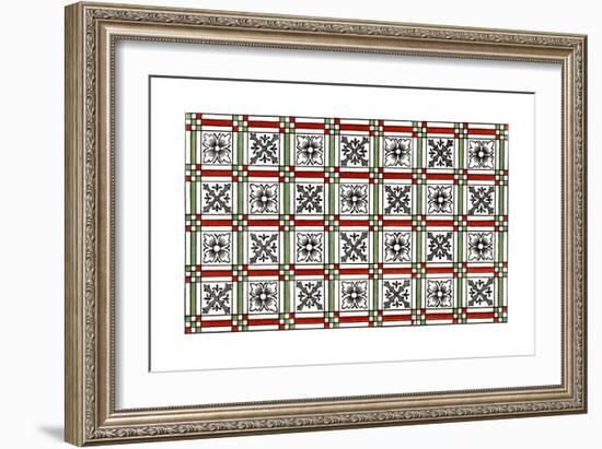 Ornamental Pavement, 15th Century-Henry Shaw-Framed Giclee Print