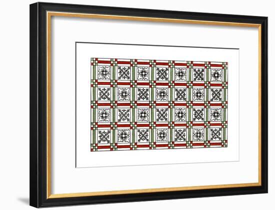 Ornamental Pavement, 15th Century-Henry Shaw-Framed Giclee Print