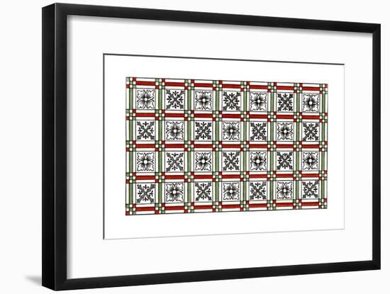 Ornamental Pavement, 15th Century-Henry Shaw-Framed Giclee Print