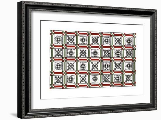 Ornamental Pavement, 15th Century-Henry Shaw-Framed Giclee Print