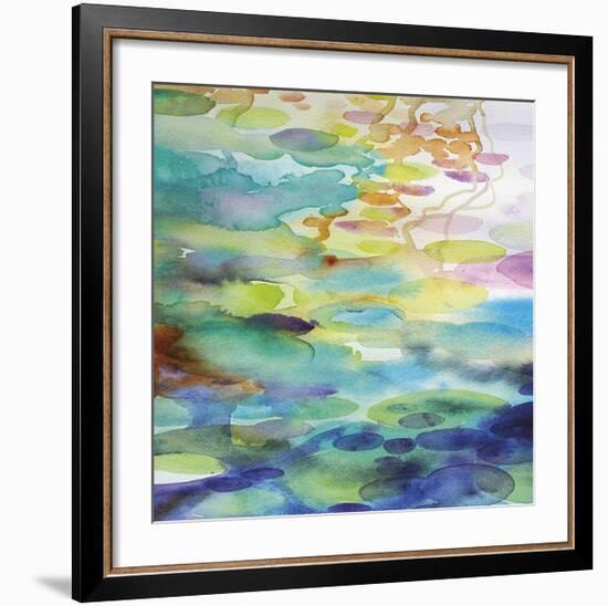 Ornamental Pond 1-Helen Wells-Framed Giclee Print