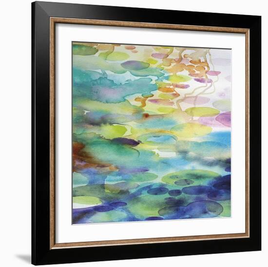 Ornamental Pond 1-Helen Wells-Framed Giclee Print