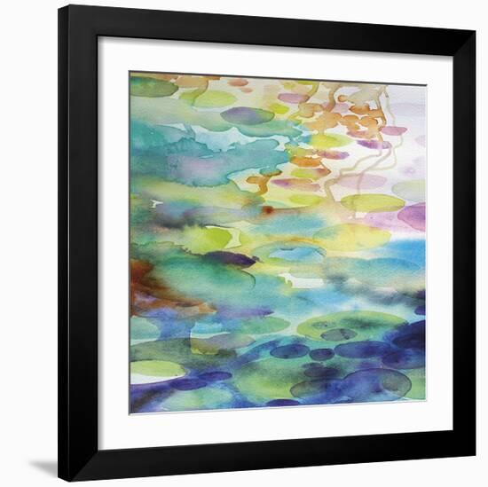 Ornamental Pond 1-Helen Wells-Framed Giclee Print