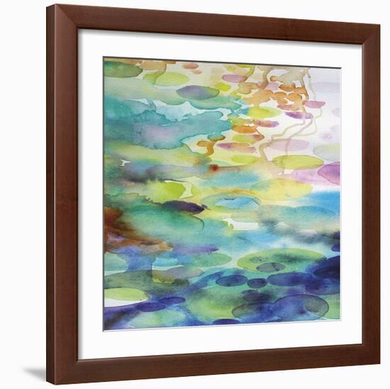 Ornamental Pond 1-Helen Wells-Framed Giclee Print