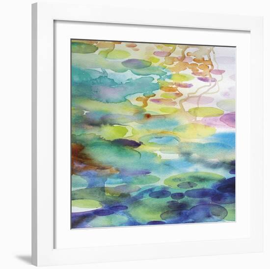 Ornamental Pond 1-Helen Wells-Framed Giclee Print