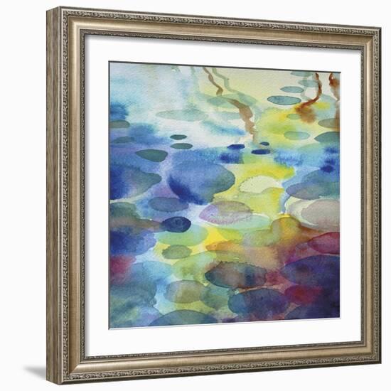 Ornamental Pond 3-Helen Wells-Framed Giclee Print