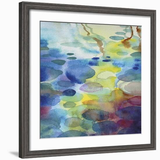 Ornamental Pond 3-Helen Wells-Framed Giclee Print