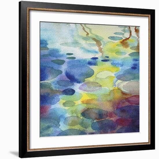 Ornamental Pond 3-Helen Wells-Framed Giclee Print