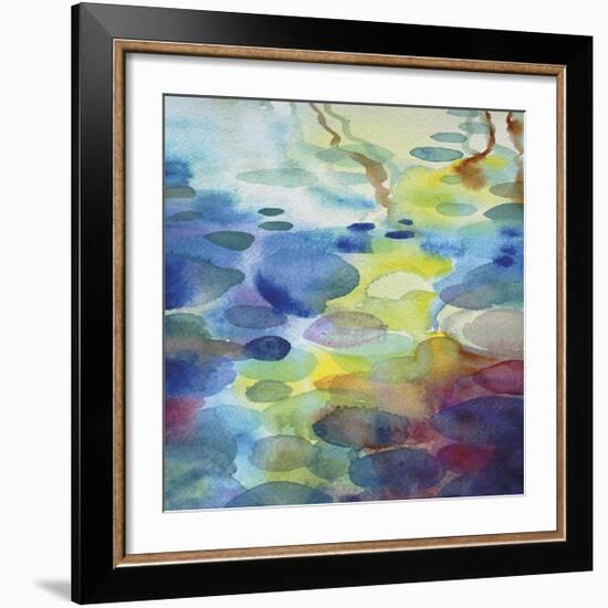 Ornamental Pond 3-Helen Wells-Framed Giclee Print