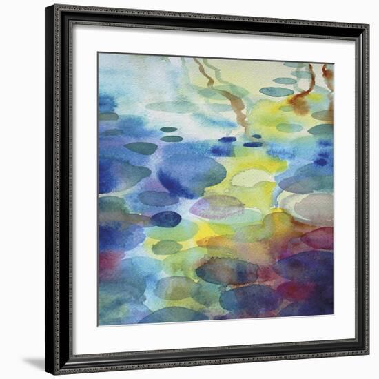 Ornamental Pond 3-Helen Wells-Framed Giclee Print