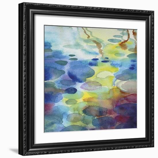 Ornamental Pond 3-Helen Wells-Framed Giclee Print