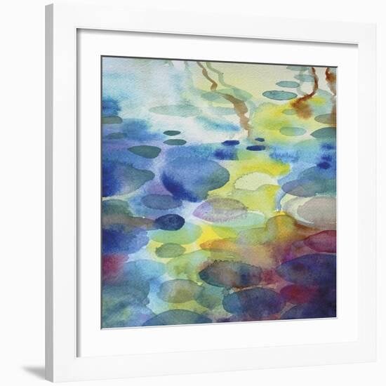 Ornamental Pond 3-Helen Wells-Framed Giclee Print