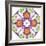 Ornamental Rhomb from Flowers-Alaya Gadeh-Framed Photographic Print