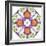 Ornamental Rhomb from Flowers-Alaya Gadeh-Framed Photographic Print