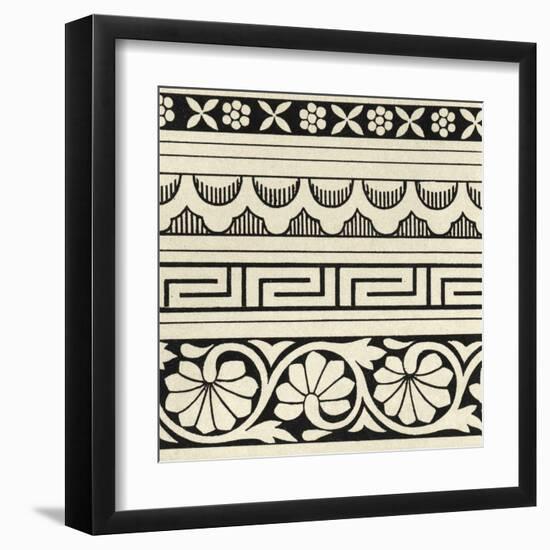 Ornamental Tile Motif III-Vision Studio-Framed Art Print