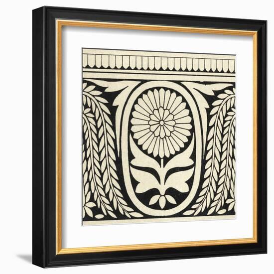 Ornamental Tile Motif VIII-Vision Studio-Framed Art Print