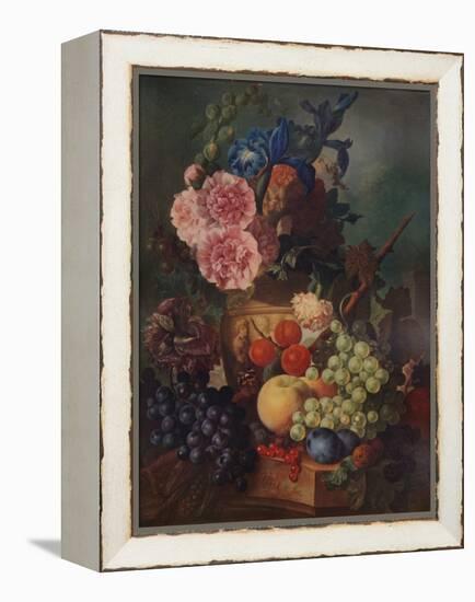 'Ornamental Vase of Flowers and Fruit', c1798, (1938)-Jan van Os-Framed Premier Image Canvas
