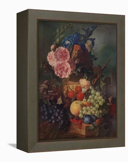 'Ornamental Vase of Flowers and Fruit', c1798, (1938)-Jan van Os-Framed Premier Image Canvas