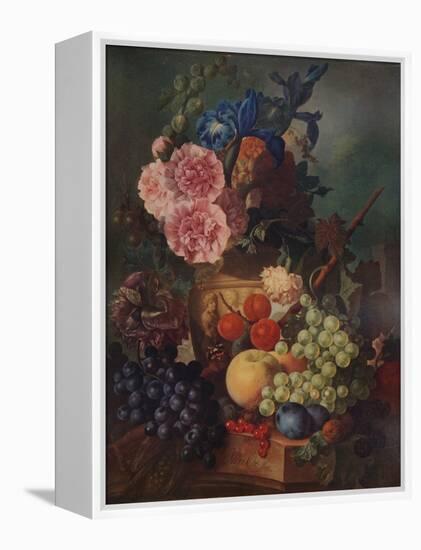 'Ornamental Vase of Flowers and Fruit', c1798, (1938)-Jan van Os-Framed Premier Image Canvas