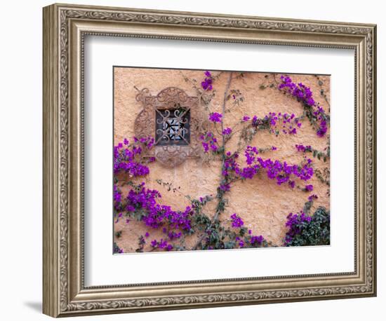 Ornamental Window, San Miguel De Allende, Mexico-Alice Garland-Framed Photographic Print