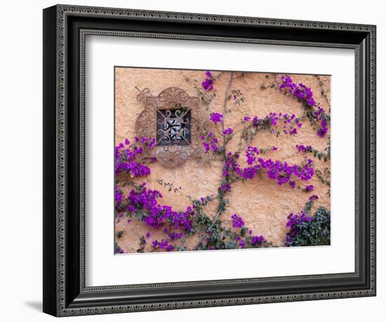 Ornamental Window, San Miguel De Allende, Mexico-Alice Garland-Framed Photographic Print