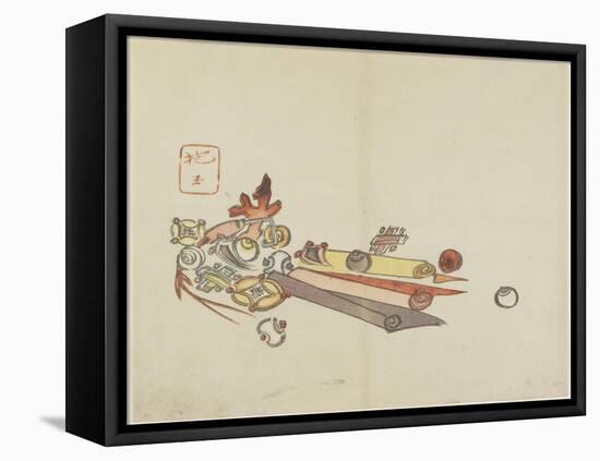 Ornaments of Festival Float, C. 1830-Hogyoku-Framed Premier Image Canvas