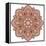 Ornate Ethnic Henna Colors Mandala-art_of_sun-Framed Stretched Canvas