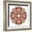 Ornate Ethnic Henna Colors Mandala-art_of_sun-Framed Art Print