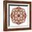 Ornate Ethnic Henna Colors Mandala-art_of_sun-Framed Art Print